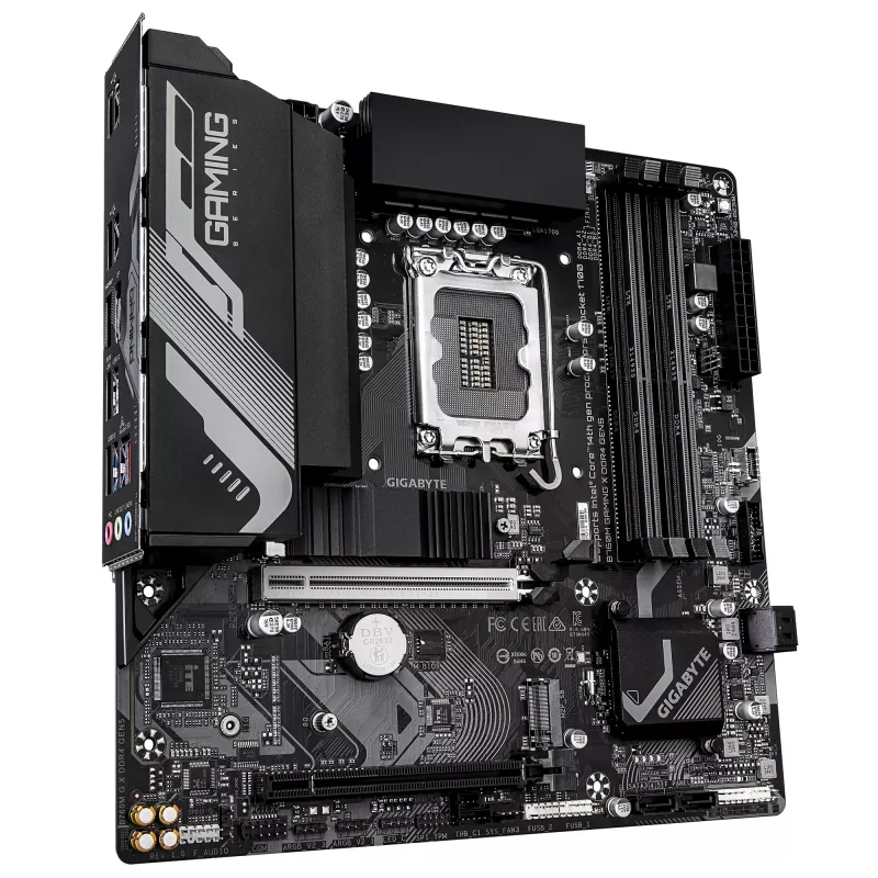 Motherboard GIGABYTE B760M GAMING X DDR4 GEN5, Micro ATX, LGA1700, B760, 4x DIMM até 128 GB, 2x PCIe 4.0 M.2, 2.5GbE
