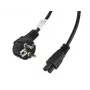 Cabo de alimentação Lanberg CA-C5CA-11CC-003-BK 3m conector fêmea C5 CEE7/7