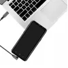 Cabo USB LogiLink CU0182 USB 2.0 1 m USB-C preto prateado