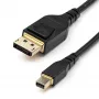 Cabo Mini DisplayPort para DisplayPort 1.4 certificado VESA StarTech.com 2 m - 8K 60Hz HBR3 HDR - Cabo mDP para DP 1.4 Super UHD - fino (34 AWG) Ultra HD 4K 120Hz - Cabo de monitor/vídeo