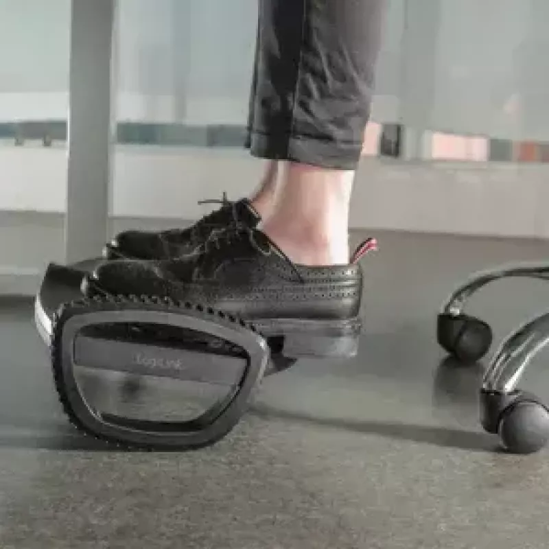 Apoio para os pés LogiLink EO0006 preto