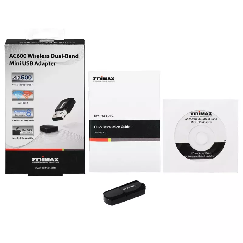 Adaptador WLAN Edimax AC600 EW-7811UTC