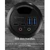 Tomada ICY BOX IB-HUB1403B antracite