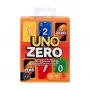 Jogo de cartas MATTEL UNO Zero — Jogo de descarte, idade 7+, incl. baralho e bloco de pontuação