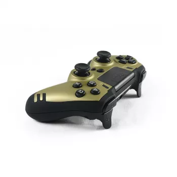 Comando Lexip Metaltech Wireless dispositivo de controlo dourado – PC, PS4, RF wireless, Micro-USB, bateria LiPo integrada