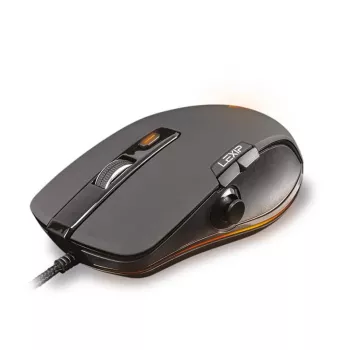 Rato gaming Lexip NP93 Neptunium Alpha — com fios, ótico, ergonómico, botões programáveis