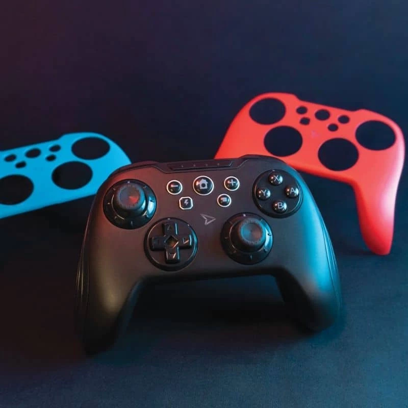 Comando sem fios Steelplay 6 botões substituíveis (Switch)