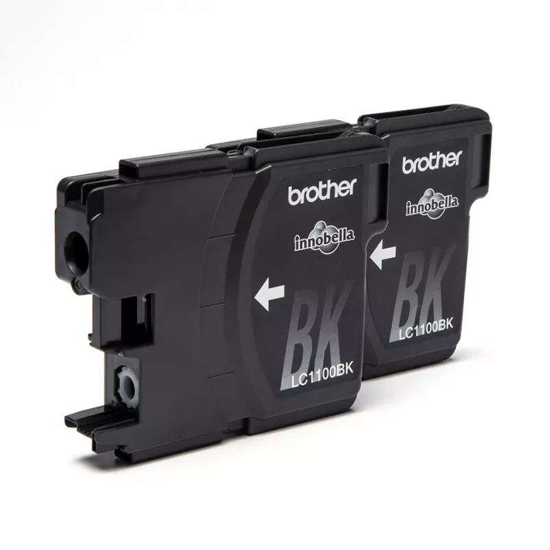 Brother LC1100BKBP2 cartucho de tinta 2 unid. original preto