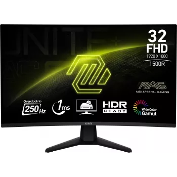 Monitor de computador MSI MAG 32C6X 80 cm (31,5