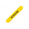 Brother M-K621BZ fita de etiquetagem preto sobre amarelo