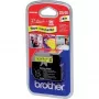 Brother M-K621BZ fita de etiquetagem preto sobre amarelo