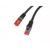 Cabo de rede Lanberg PCF6-10CU-0100-BK 1m Cat6 F/UTP preto