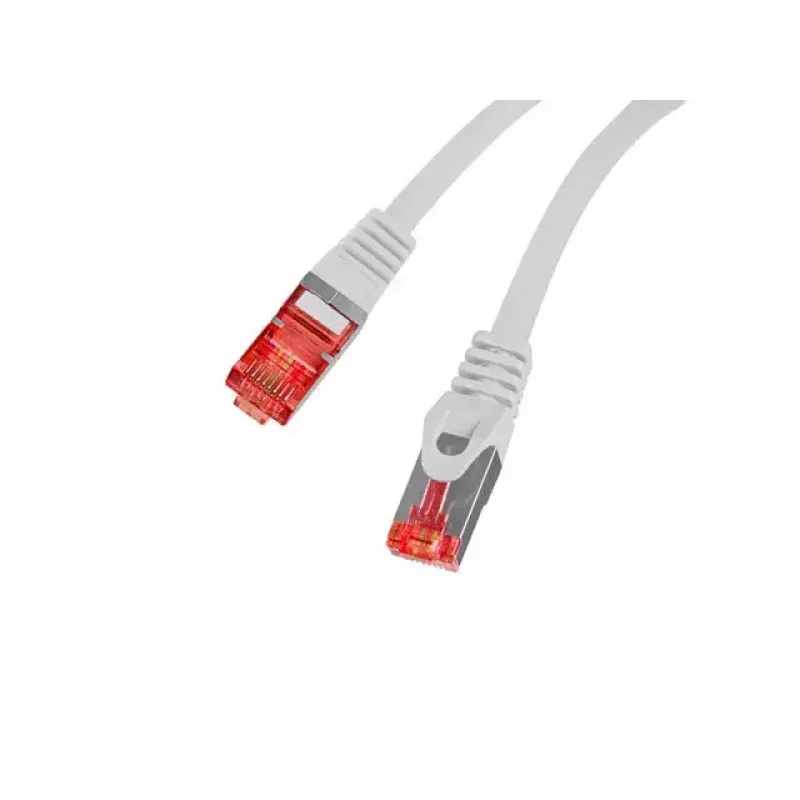 Lanberg PCF6-10CU-0100-S cabo de ligação Cat6 FTP LSZH CU, aprovado no teste Fluke, 1 m, cinzento