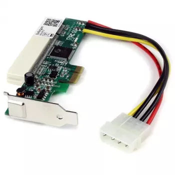 Placa adaptadora StarTech.com PCI Express para PCI, PCIe, PCI 32 bits, vermelho, CE, FC, ROHS, PERICOM PI7C9X110BNBE, 0 - 85 °C