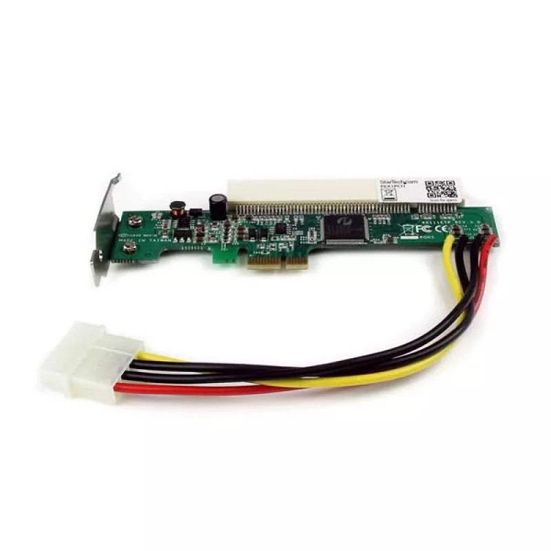 Placa adaptadora StarTech.com PCI Express para PCI, PCIe, PCI 32 bits, vermelho, CE, FC, ROHS, PERICOM PI7C9X110BNBE, 0 - 85 °C