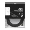 Cabo de rede Gembird PP8-LSZHCU-BK-7.5M RJ-45 Cat8 7,5m preto