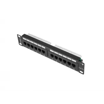 Patch panel 1U Lanberg PPU5-9012-B