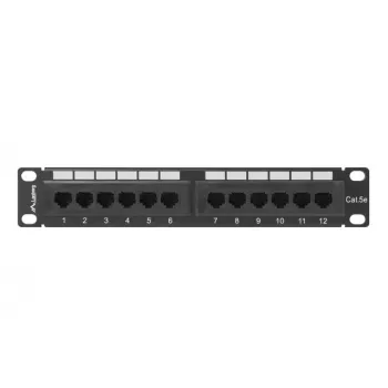 Patch panel 1U Lanberg PPU5-9012-B
