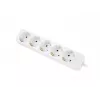 Extensão de energia Lanberg PS0-05F-0300-W 3 m 5 tomadas AC interior branco