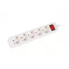 Extensão de energia Lanberg PS1-05F-0150-W 1,5 m 5 tomadas AC interior branco