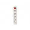 Extensão de energia Lanberg PS1-05F-0300-W 3 m 5 tomadas com contacto de proteção interior branco