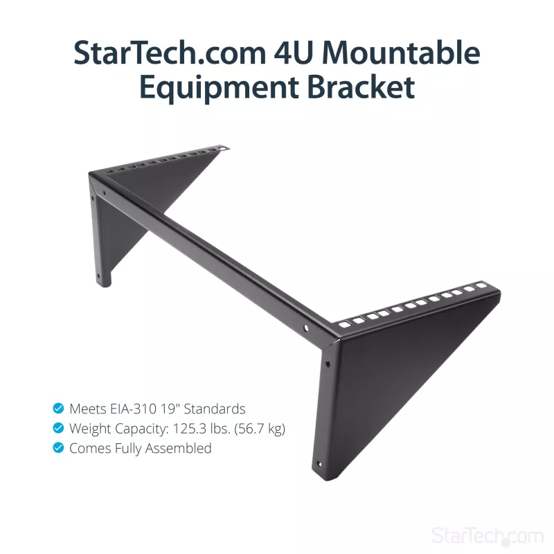 Suporte de parede vertical StarTech.com 4U 19