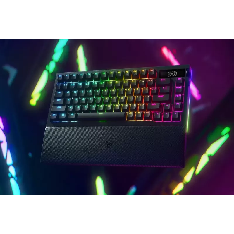Teclado Razer BlackWidow V4 Pro Gaming USB RF Wireless Bluetooth QWERTY US preto