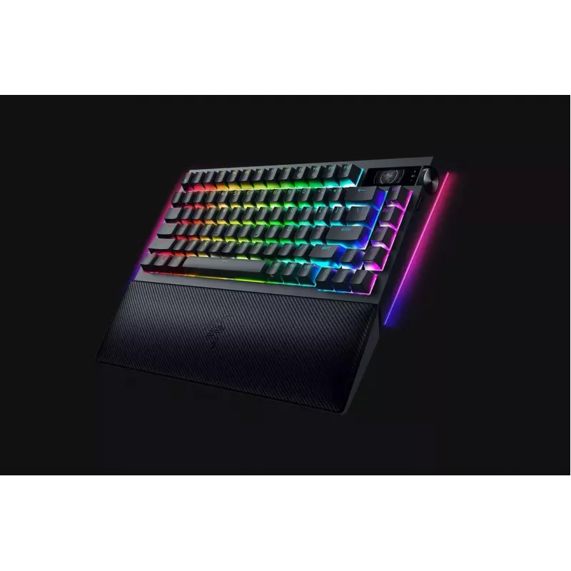 Teclado Razer BlackWidow V4 Pro Gaming USB RF Wireless Bluetooth QWERTY US preto
