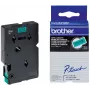 Fita de etiquetagem Brother TC701 12 mm preto sobre verde