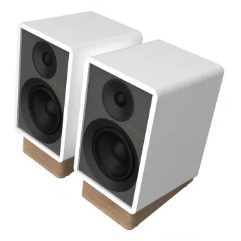Altifalante de 2 vias Onkyo GX-30ARC — 2.0 canais, com fios e sem fios, 50 W RMS, 55–20000 Hz, cinzento/branco