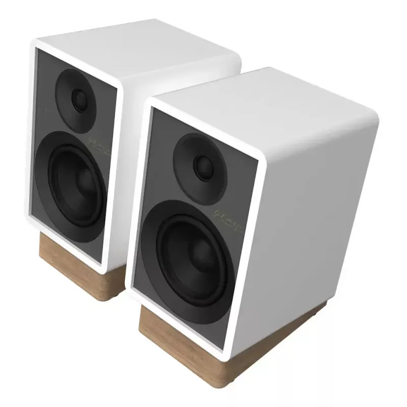 Altifalante de 2 vias Onkyo GX-30ARC — 2.0 canais, com fios e sem fios, 50 W RMS, 55–20000 Hz, cinzento/branco