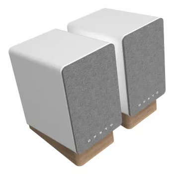 Altifalante de 2 vias com e sem fios Onkyo GX-10DB 2.0 30 W, 70–20000 Hz, cinzento/branco
