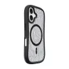 Capa LAUT POP ADVENTURE para iPhone 16 Series preta transparente