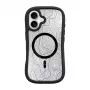 Capa LAUT POP ADVENTURE para iPhone 16 Series preta transparente