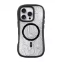 Capa LAUT POP ADVENTURE para iPhone 16 Pro transparente preta