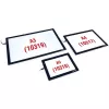 Moldura individual Reflecta LED Light Pad A4 super fina preto 31x21 cm