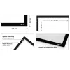 Moldura individual Reflecta LED Light Pad A4 super fina preto 31x21 cm