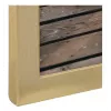 Moldura individual Hama Riva dourado alumínio 140x190mm