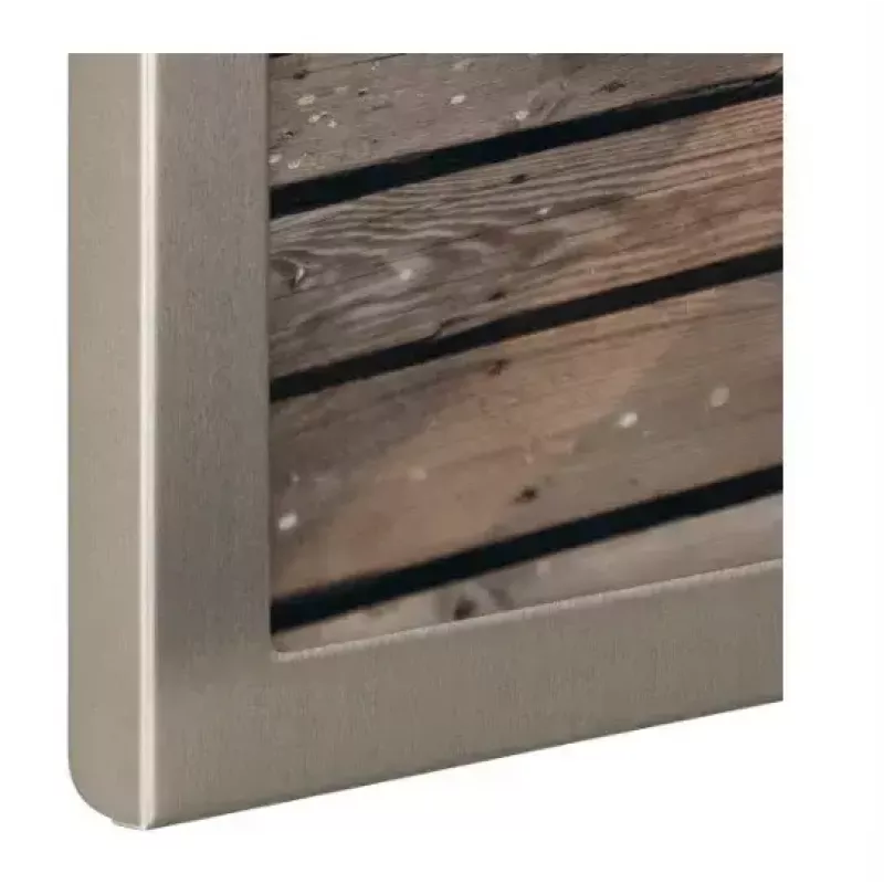 Moldura individual Hama Riva Titanium alumínio vidro 140x190mm