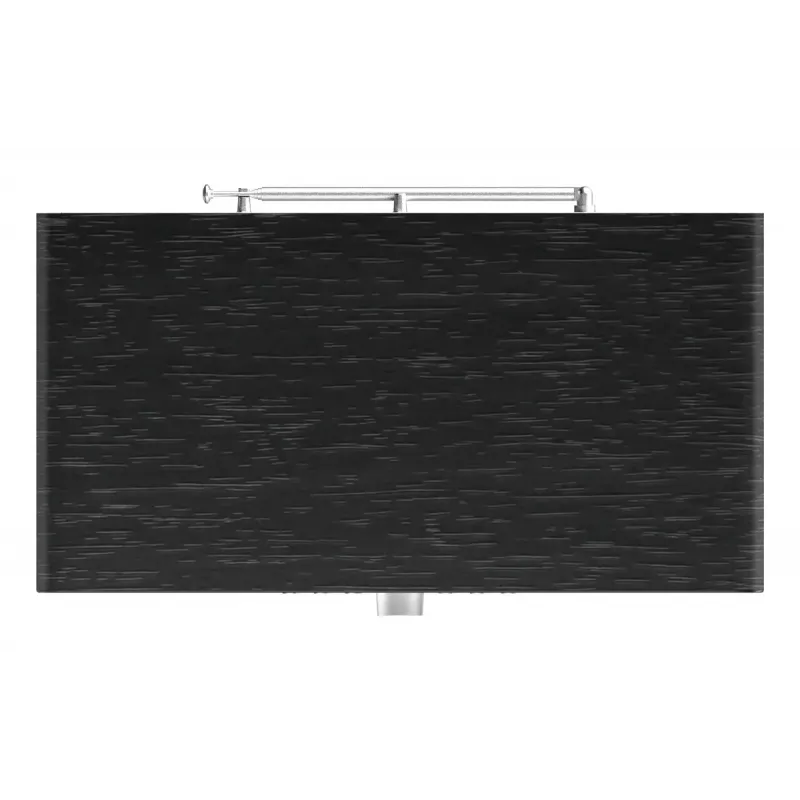 Rádio portátil Panasonic RF-D40EG-K — Sintonizador digital, FM 87,5–108 MHz, 6 W RMS, LCD 2,4 polegadas, Wi‑Fi/Wi‑Fi 4, antena externa, preto