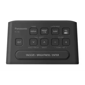 Rádio-relógio Panasonic RC-D8EG-K preto