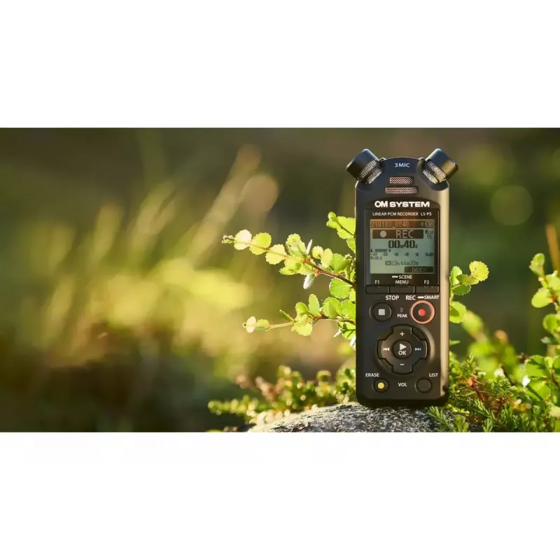 OM System LS-P5 kit, gravador de áudio (V409180BG010)