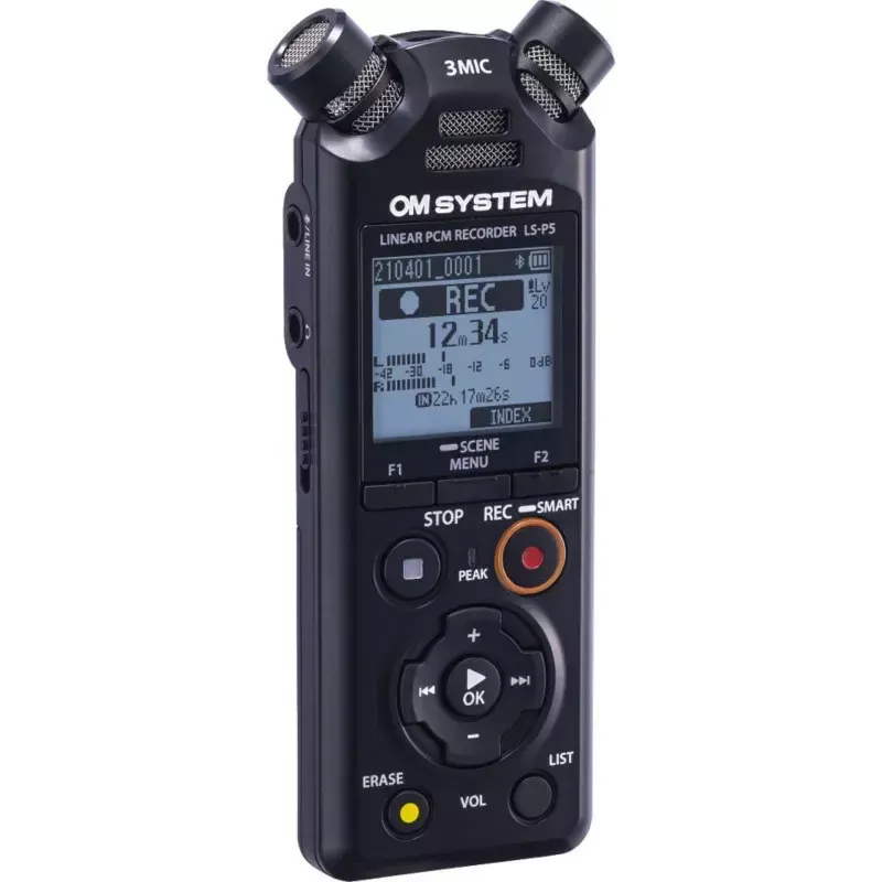 OM System LS-P5 kit, gravador de áudio (V409180BG010)