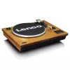 Gira-discos de áudio de acionamento por correia Lenco LS-55WA madeira semiautomático USB Bluetooth