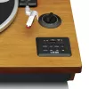 Gira-discos de áudio de acionamento por correia Lenco LS-55WA madeira semiautomático USB Bluetooth