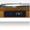 Gira-discos de áudio de acionamento por correia Lenco LS-55WA madeira semiautomático USB Bluetooth