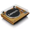 Gira-discos de áudio de acionamento por correia Lenco LS-55WA madeira semiautomático USB Bluetooth