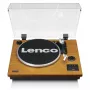 Gira-discos de áudio de acionamento por correia Lenco LS-55WA madeira semiautomático USB Bluetooth