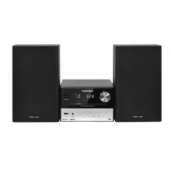 Micro-sistema de áudio doméstico Grundig CMS 3000 BT DAB+ 30 W preto, prateado