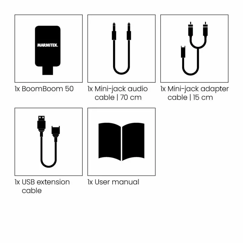 Marmitek BoomBoom 50 transmissor de áudio Bluetooth